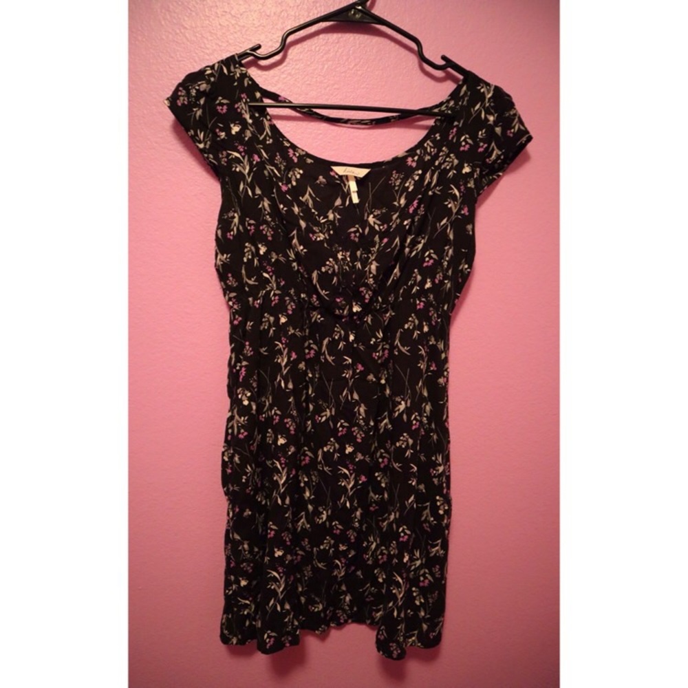 Kina Floral Print Mini Dress